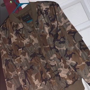 camo bomber jacket